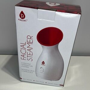 Facial Steamer - Red and white